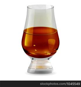 Tumbler glass with whiskey, vector realistic cup transparent and isolated. Alcohol drink glass icon illustration.. Tumbler glass with whiskey, vector realistic cup transparent and isolated. Alcohol drink glass icon illustration