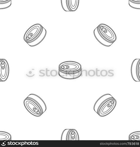 Tuna can pattern seamless vector repeat geometric for any web design. Tuna can pattern seamless vector
