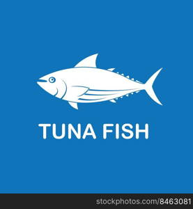 Tuna fish logo. vector illustration design template.