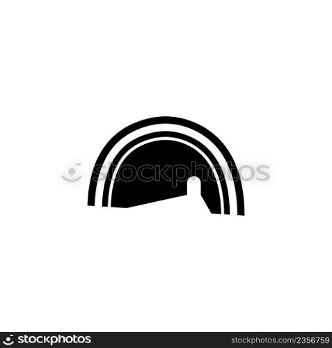 tunnel icon vector design templates white on background