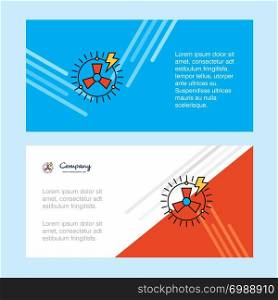 Turbine abstract corporate business banner template, horizontal advertising business banner.