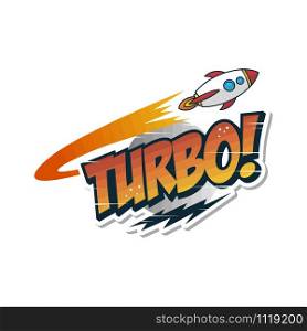 turbo booster rocket ship launch space exploration vector art. turbo booster rocket ship launch space exploration