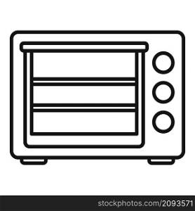 Turbo convection oven icon outline vector. Electric grill stove. Gas fan oven. Turbo convection oven icon outline vector. Electric grill stove