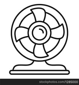 Turbo fan icon. Outline turbo fan vector icon for web design isolated on white background. Turbo fan icon, outline style