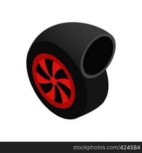 Turbocharger isometric 3d icon on a white background. Turbocharger isometric 3d icon