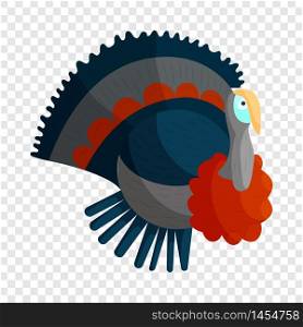 Turkey icon in cartoon style isolated on background for any web design. Turkey icon, cartoon style