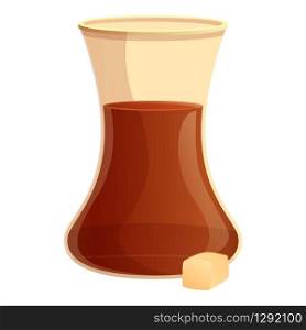 Turkish coffee icon. Cartoon of turkish coffee vector icon for web design isolated on white background. Turkish coffee icon, cartoon style