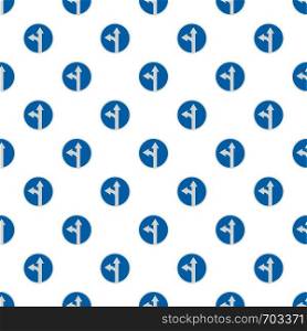 Turn arrow pattern seamless in flat style for any design. Turn arrow pattern seamless