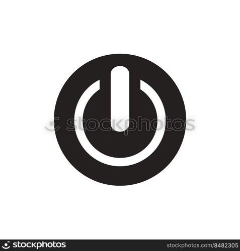 turn off,on icon vector template