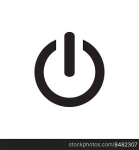 turn off,on icon vector template