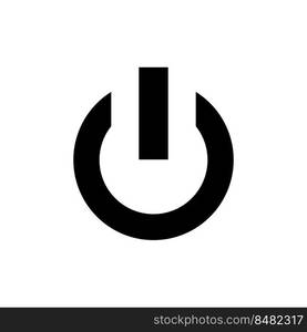 turn off,on icon vector template