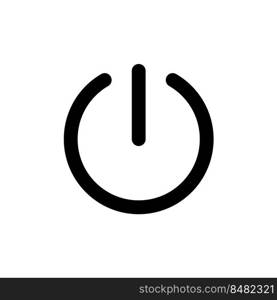 turn off,on icon vector template