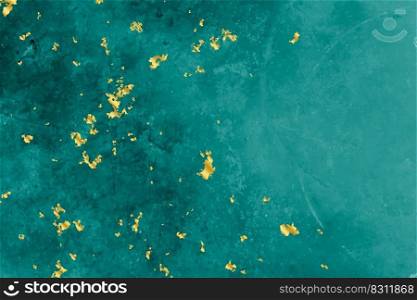 turquoise and gold foil texture background