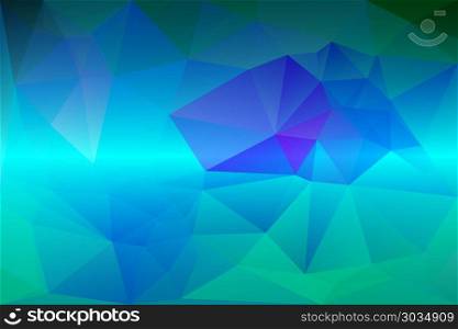 Turquoise blue purple low poly background. Turquoise blue purple abstract low poly geometric background