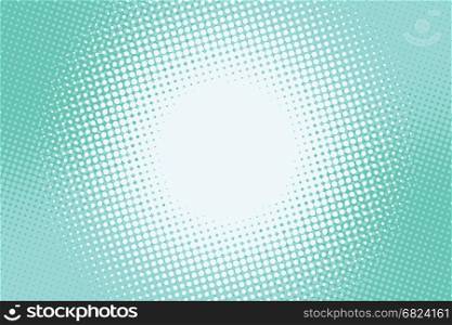 Turquoise green background lighting in the centre. Pop art retro comic book vector illustration. Turquoise green background lighting in the centre