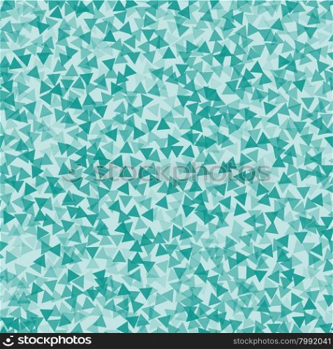 Turquoise triangle abstract backdrop
