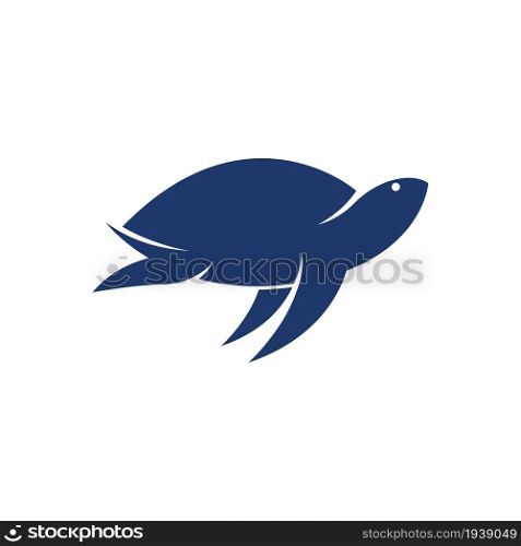 Turtle animal cartoon icon vector illustration