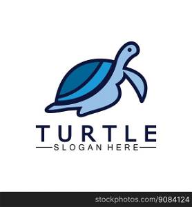 Turtle icon, Sea turtle vector illustration, Logo for buttons, websites, mobile apps and other design needs