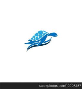 Turtle logo icon vector template illustration design