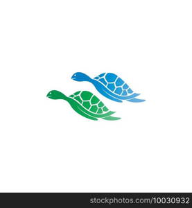 Turtle logo icon vector template illustration design