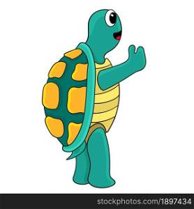 turtle mascot cartoon