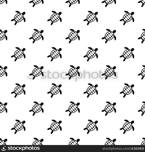 Turtle pattern seamless in simple style vector illustration. Turtle pattern vector
