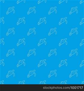 Turtle pattern vector seamless blue repeat for any use. Turtle pattern vector seamless blue
