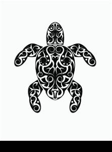 Turtle Tattoo Tribal Design