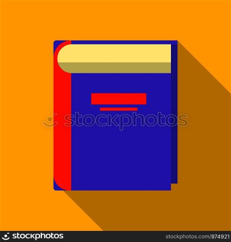 Tutorial book icon. Flat illustration of tutorial book vector icon for web. Tutorial book icon, flat style