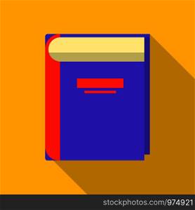 Tutorial book icon. Flat illustration of tutorial book vector icon for web. Tutorial book icon, flat style
