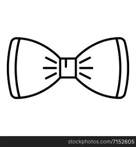 Tuxedo bow tie icon. Outline tuxedo bow tie vector icon for web design isolated on white background. Tuxedo bow tie icon, outline style