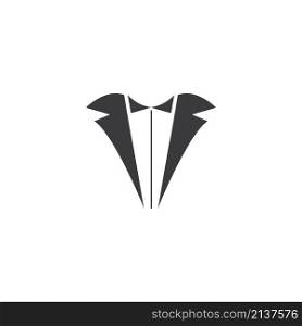 Tuxedo Logo. Business man logo. Wedding Organizer Logo