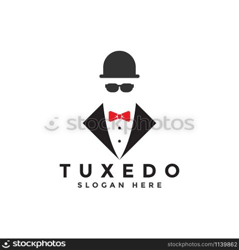 Tuxedo logo graphic design template vector illustration vector. Tuxedo logo graphic design template vector illustration