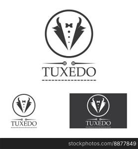 Tuxedo logo icon vector design template
