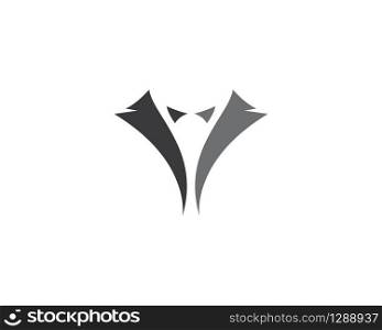Tuxedo logo template vector icon illustration design