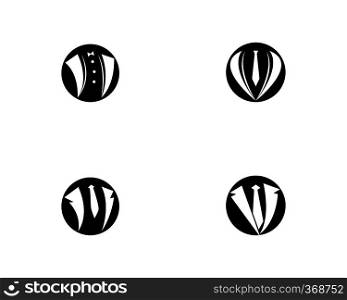 Tuxedo logo template vector icon illustration design 