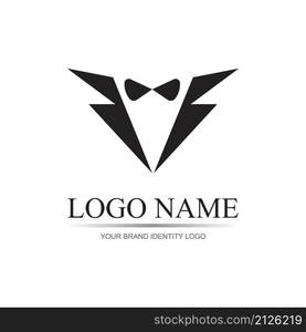 Tuxedo Logo template vector icon illustration design - Vector