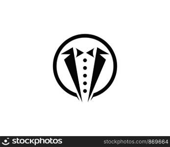 Tuxedo logo vector icon template
