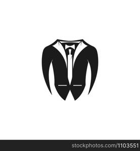 Tuxedo man logo vector template