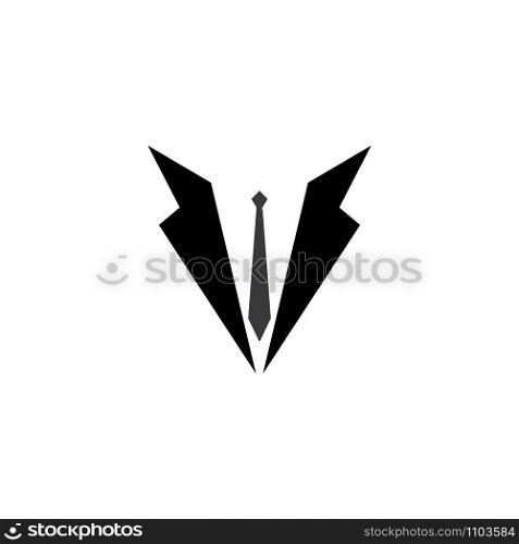 Tuxedo man logo vector template