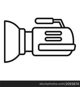 Tv camera icon outline vector. Video movie. Digital film. Tv camera icon outline vector. Video movie