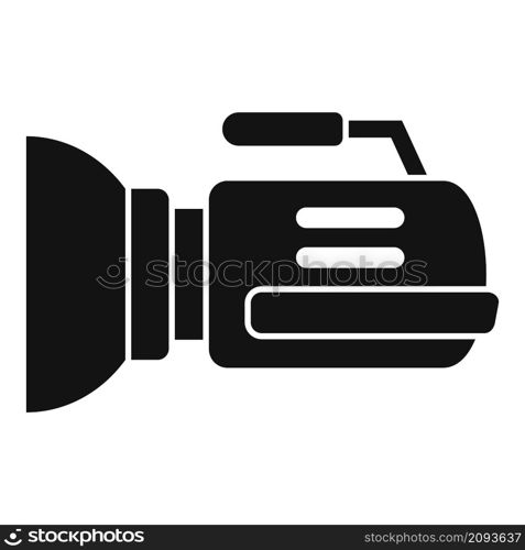 Tv camera icon simple vector. Video movie. Digital film. Tv camera icon simple vector. Video movie