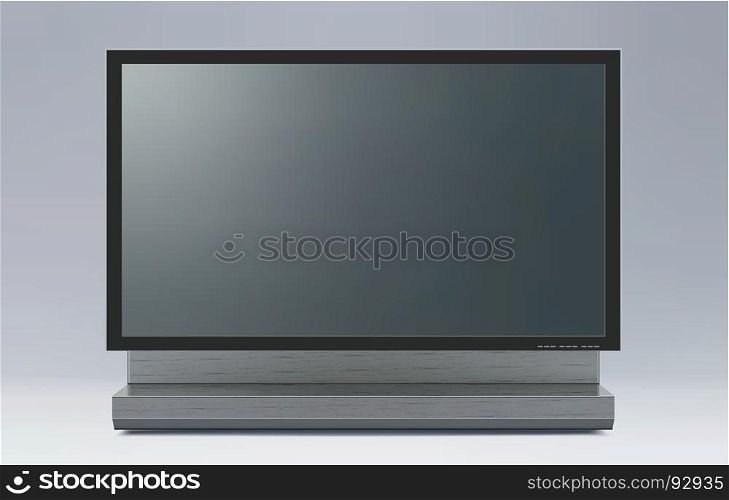 TV flat screen lcd plasma realistic