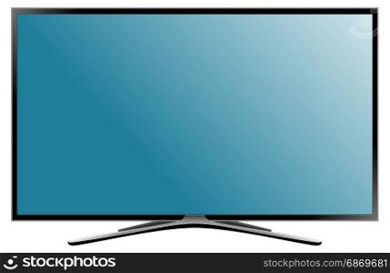 TV flat screen lcd plasma. Realistic vector illustration