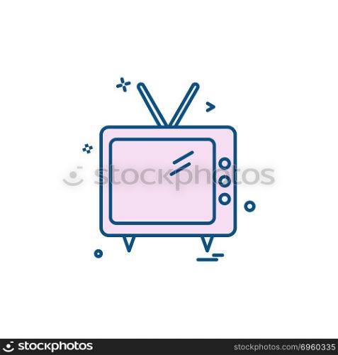 Tv icon design vector 