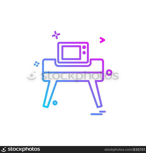 TV icon design vector