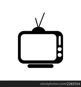 TV icon logo vector design