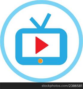 TV icon sign symbol design