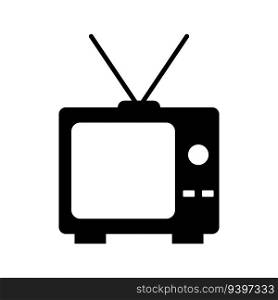 tv icon vector template illustration logo design