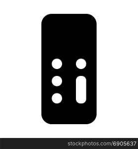 tv remote, icon on isolated background